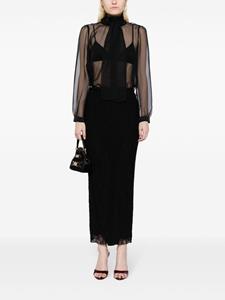 Dolce & Gabbana High waist kokerrok - Zwart