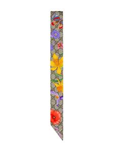Gucci Sjaal met bloemenprint - Beige
