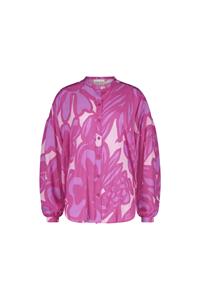 Fabienne Chapot  Roze Blouse oversized bloem 