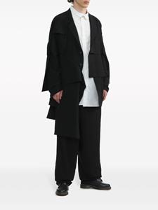 Yohji Yamamoto Slim-fit broek - Zwart