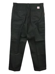 SAINT MXXXXXX logo-patch cotton trousers - Zwart