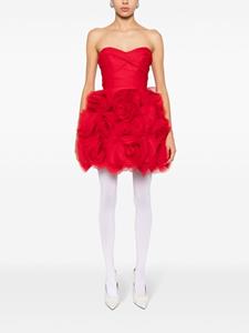 Ana Radu Mini-jurk met bloemenpatch - Rood