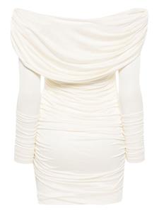 Blumarine Off-shoulder mini-jurk - Beige