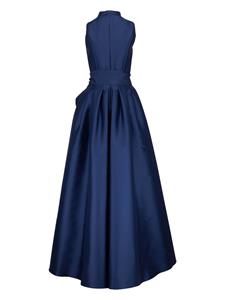 Carolina Herrera Jurk met strikdetail - Blauw