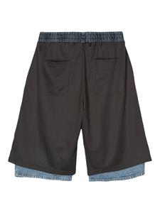 Diesel P-Ecky shorts met wijde pijpen - Grijs