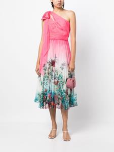 Marchesa Notte Jurk met bloemenprint - Roze