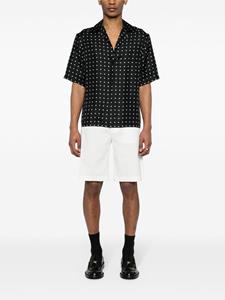 Dolce & Gabbana Bermuda shorts met logoplakkaat - Wit