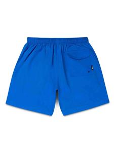 Purple Brand Shorts met logoprint - Blauw