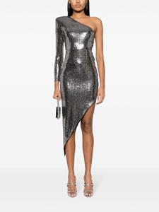 NISSA Asymmetrische mini-jurk met pailletten - Zilver