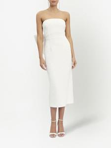 Rebecca Vallance Midi-jurk met strik - Wit