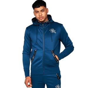 Pertemba FR - Apparel Born Rich Foletti-hoodie met volledige ritssluiting voor heren