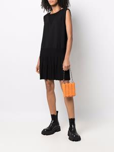 CHANEL Pre-Owned Mini-jurk met geribbeld detail - Zwart