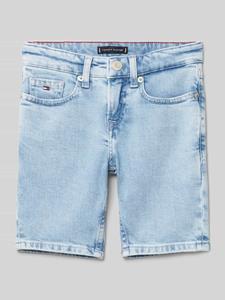 Tommy Hilfiger Kids Korte jeans met labeldetails