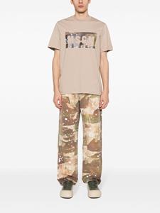 MSGM camouflage-print canvas trousers - Bruin