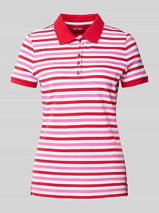 Montego Slim fit poloshirt in two-tone-stijl