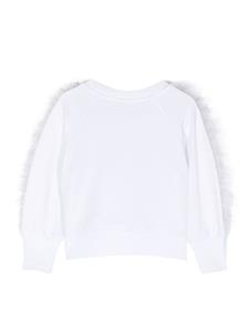 Monnalisa Sweater met print - Wit