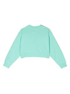 MM6 Maison Margiela Kids Sweater met logoprint - Blauw