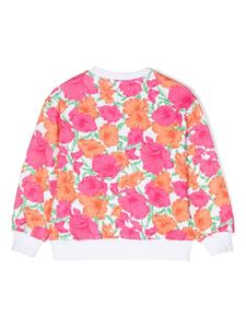 MSGM Kids Sweater met bloemenprint - Roze