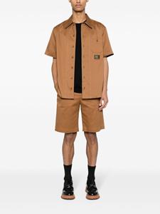 Dolce & Gabbana Chino shorts met logoplakkaat - Bruin