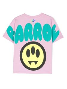 Barrow kids T-shirt met logoprint - Roze