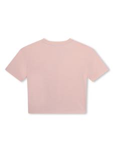 Dkny Kids T-shirt met logoprint - Roze