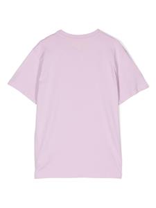 Off-White Kids Big Bookish cotton T-shirt - Paars