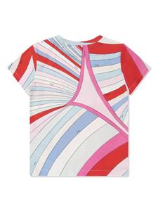 PUCCI Junior Iride-print fish-motif T-shirt - Roze