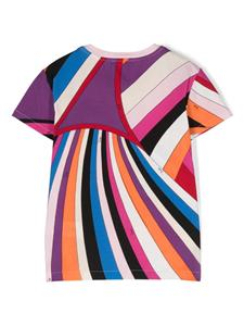PUCCI Junior T-shirt met print van katoenblend - Roze