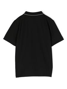 BOSS Kidswear logo-print polo shirt - Zwart