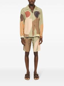 Amir Slama Shorts met grafische print - Groen