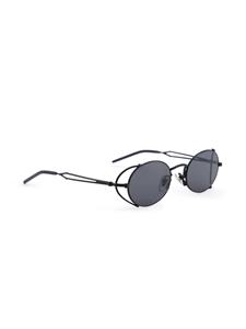 Jean Paul Gaultier The Black 55-3175 zonnebril met rond montuur - Zwart