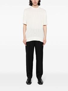 Helmut Lang crinkled wool T-shirt - Beige