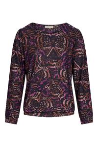 Dreamstar  Roze Sweater print knoopjes 