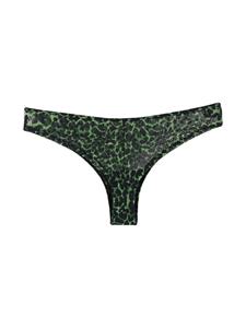 Marlies Dekkers Slip met luipaardprint - Groen