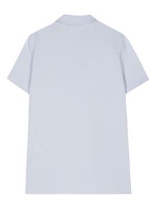 Lacoste embroidered-logo cotton polo shirt - Blauw