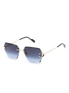 Cartier Eyewear Signature C square-shape sunglasses - Goud