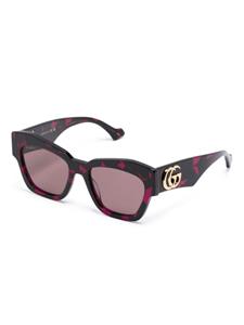 Gucci Eyewear Double G zonnebril met cat-eye montuur - Roze