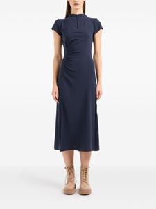 Armani Exchange Midi-jurk met col - Blauw