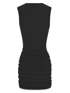 Saint Laurent Mouwloze mini-jurk - Zwart