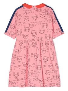 Mini Rodini Mini-jurk met print - Roze