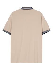 Versace Jeans Couture logo-embroidered polo shirt - Beige