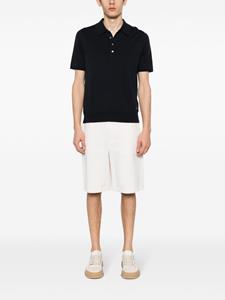 PS Paul Smith knitted polo shirt - Blauw