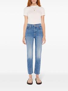 MOTHER The Tomcat high-rise straight-leg jeans - Blauw