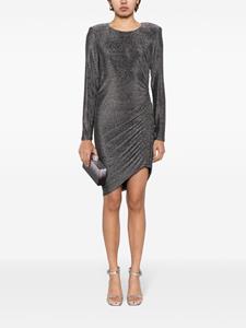 Veronica Beard Cyrus lurex midi-jurk - Zilver