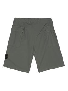 Stone Island Compass-badge bermuda shorts - Groen