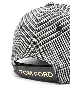 TOM FORD Honkbalpet met logoprint - Zwart