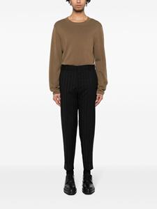 PT Torino plissé wool tailored trousers - Zwart
