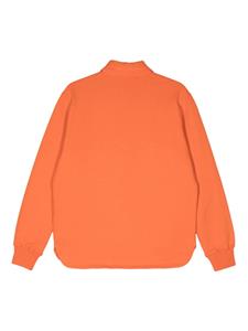 Stone Island logo-print cotton sweatshirt - Oranje