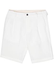 Eleventy pleat-detail linen shorts - Beige