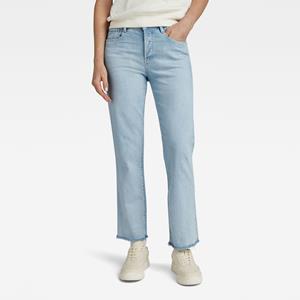 G-Star RAW Strace Straight Cropped Jeans - Lichtblauw - Dames